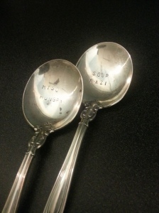 Plated Soup Spoons
